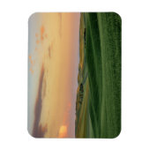 Sunset over Wheat Fields | Staat Washington Magneet (Verticaal)