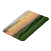 Sunset over Wheat Fields | Staat Washington Magneet (Linkerzijde)