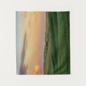 Sunset over Wheat Fields | Staat Washington Wandkleed (Voorkant)
