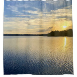 Sunset Over Wildcat Lake Douchegordijn