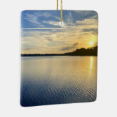 Sunset Over Wildcat Lake Keramisch Ornament (Rechts)