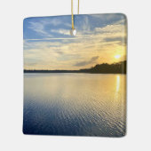 Sunset Over Wildcat Lake Keramisch Ornament (Links)