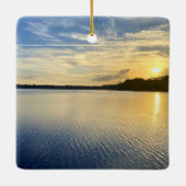 Sunset Over Wildcat Lake Keramisch Ornament (Achterkant)
