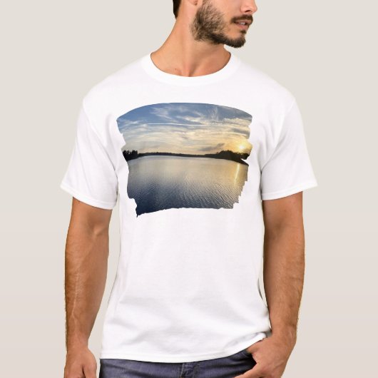 Sunset Over Wildcat Lake T-shirt (Voorkant)