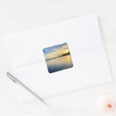 Sunset Over Wildcat Lake Vierkante Sticker (Envelop)