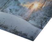 Sunset Over Winter Forest Lake Snijplank (Hoek)