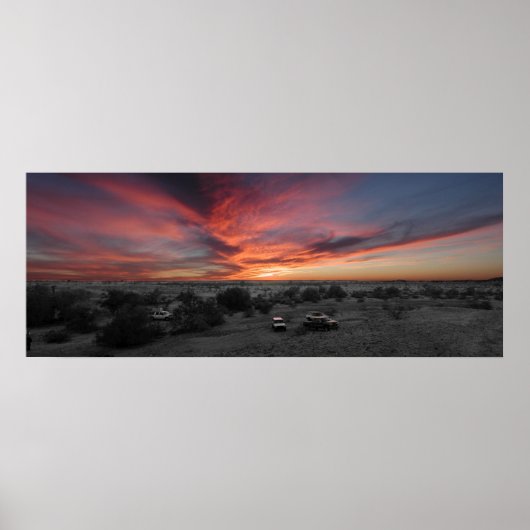 Sunset over Yuma Poster (Voorkant)