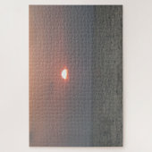 Sunset over Zee Jigzaag Puzzle Legpuzzel (Verticaal)