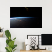 Sunset Over Zuid-Amerika Poster (Thuiskantoor)