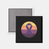 Sunset Overdosis Awareness Gift Magneet (Voorkant / Achterkant)