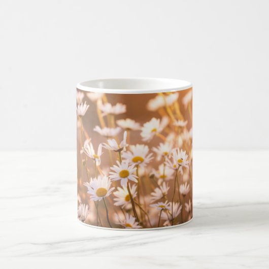 Sunset Oxeye Daisies Koffiemok (Center)