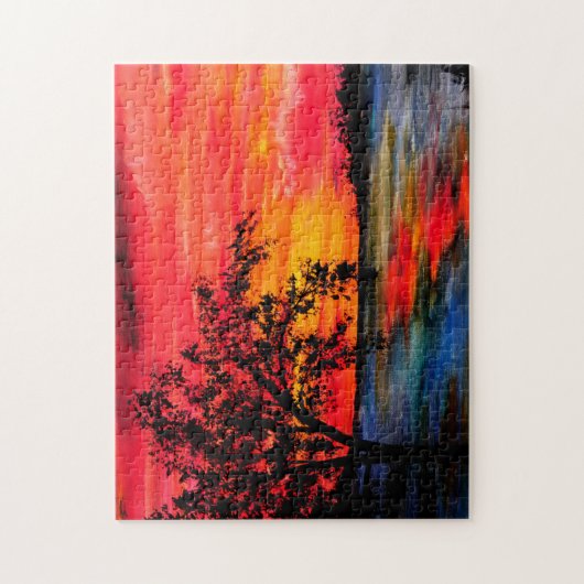 Sunset Painting Jigzaag Speelgoed Puzzle Legpuzzel (Verticaal)