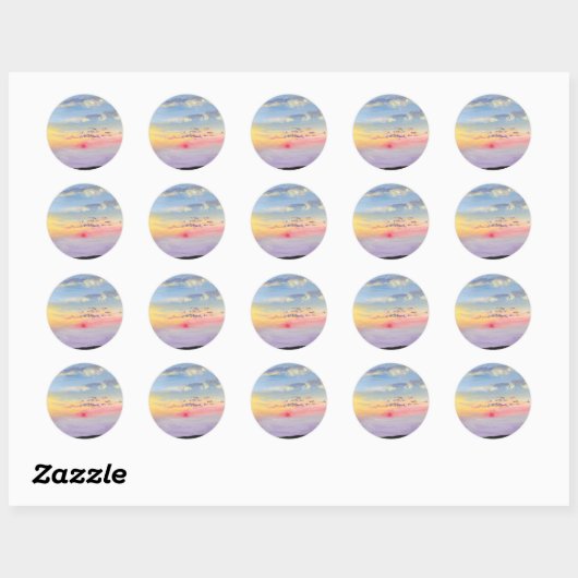 Sunset Painting Stickers (Vel)
