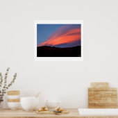 Sunset Paints Stinson Mountain Poster (Keuken)