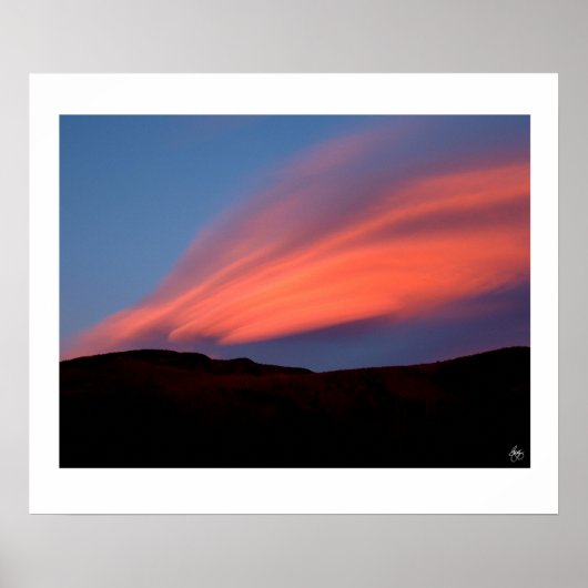 Sunset Paints Stinson Mountain Poster (Voorkant)