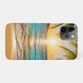 Sunset Palm Beach Case-Mate iPhone Case (Achterkant (horizontaal))