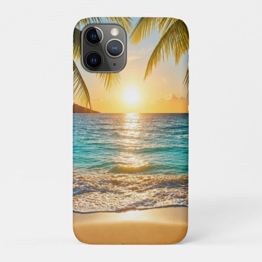 Sunset Palm Beach Case-Mate iPhone Case (Achterkant)