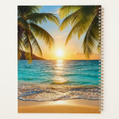 Sunset Palm Beach Maandelijks & Wekelijks Planner (Achterkant)