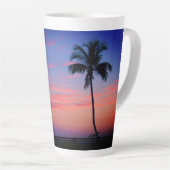 Sunset Palm Latte Mok (Rechterhoek)