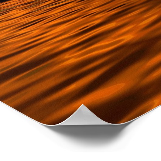 Sunset Palm Poster (Hoek)