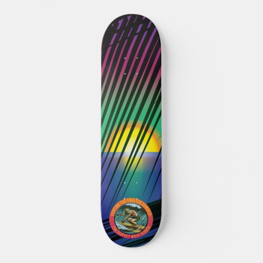 Sunset Palm Skateboard (Voorkant)