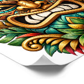 Sunset Palm Tiki Poster (Hoek)