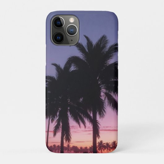 Sunset Palm Trees Silhouette Retro Case-Mate iPhone Case (Achterkant)