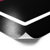 Sunset Palm Trees Silhouetten illustratie Foto Afdruk (Hoek)