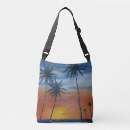 Sunset Palms Crossbody Tas