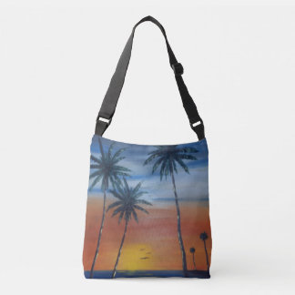 Sunset Palms Crossbody Tas