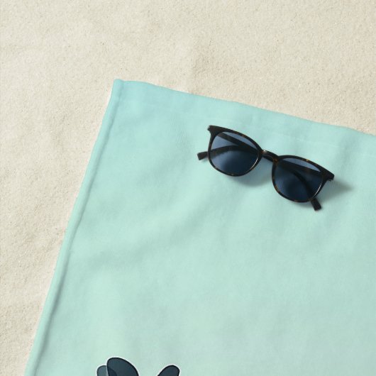 Sunset Palms Strandlaken (In situ)