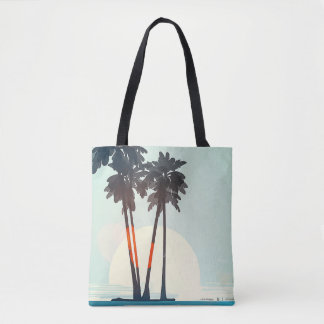 Sunset Palms-Tas Tote Bag