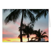 Sunset Palms Tropical Landscape Photography (Voorkant Horizontaal)