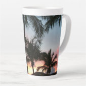 Sunset Palms Tropical Landscape Photography Latte Mok (Rechterhoek)