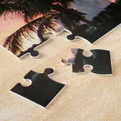 Sunset Palms Tropical Landscape Photography Legpuzzel (Zijkant)