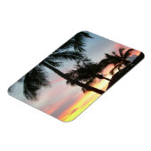 Sunset Palms Tropical Landscape Photography Magneet (Linkerzijde)