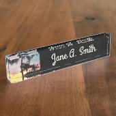 Sunset Palms Tropical Landscape Photography Naambordje (Zijkant)