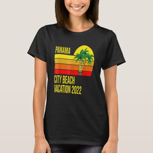  Sunset Panama City Beach Vacation 2022 Spr T-shirt (Voorkant)