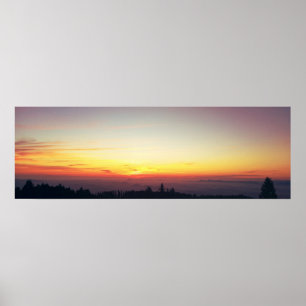 Sunset Panorama Poster