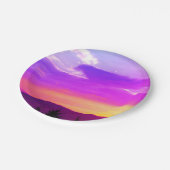 Sunset Papier Borden Papieren Bordje (Gekanteld)