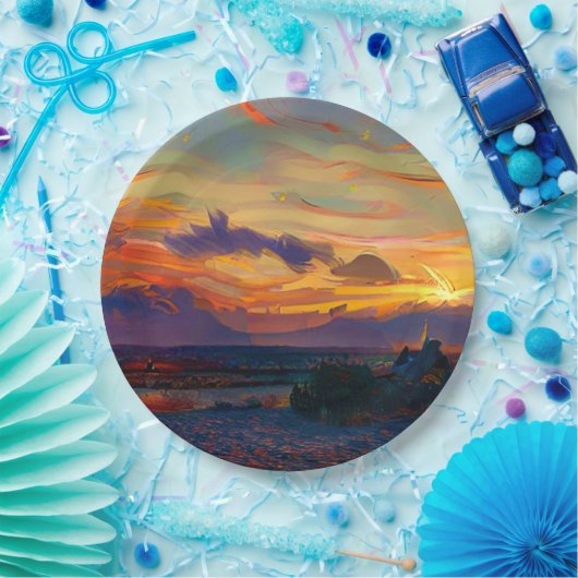 SUNSET PAPIEREN BORDJE (Feest)