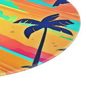 Sunset Paradise Artwork Snijplank (Hoek)