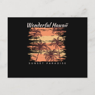 Sunset Paradise Briefkaart