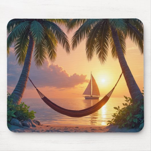Sunset Paradise Hammock Muismat (Voorkant)