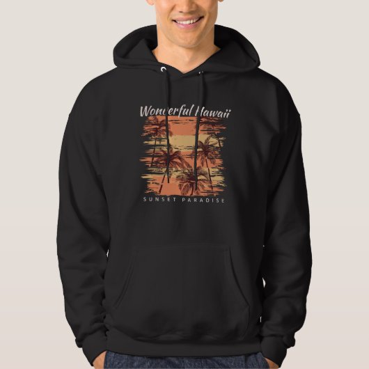 Sunset Paradise Hoodie (Voorkant)