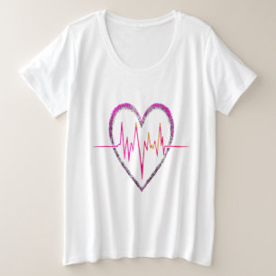Sunset Paradise Vakantie Grote Maat T-shirt