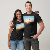 Sunset Paraglide Wanderlust Extreme Sports Art T-shirt (Unisex)