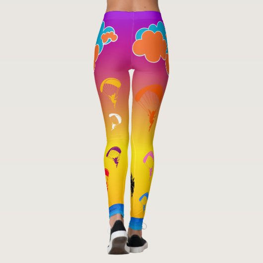 Sunset Paragliding Pixie-Leggings Leggings (Achterkant)