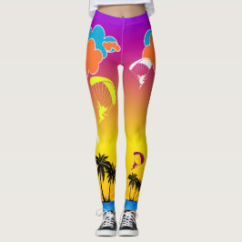 Sunset Paragliding Pixie-Leggings Leggings