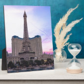 Sunset Paris Las Vegas Tour Eiffel Fake Fotoplaat (Zijkant)